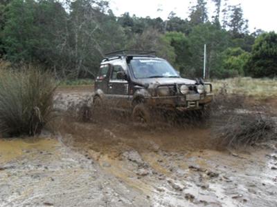 Jimny in the Mud